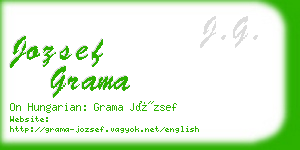 jozsef grama business card